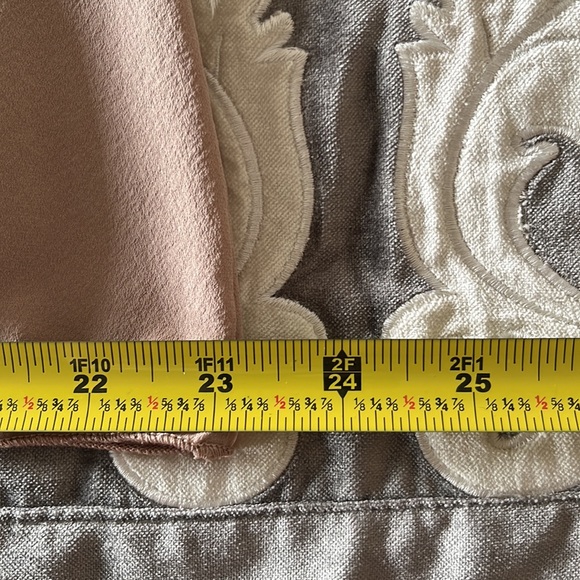 Viviana Uchitel 100% Silk Brown Ombre V-Neck Top - Picture 10 of 12